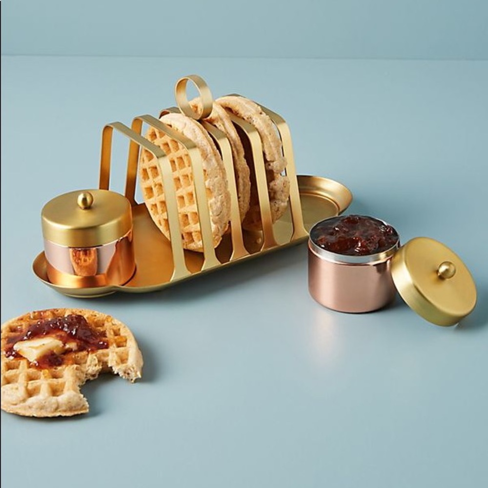 ISO Evie Toast Rack + Jam Jar Set